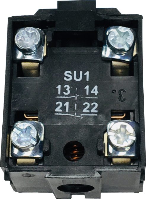 BERNSTEIN FOOTSWITCH CONTACT BLOCK 1NO/1NC, SNAP (SU1Z