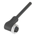 BALLUFF CORDSET 7/8 FEMALE POWER IN CABLE , ANGLED 4PIN, , 300 AC/DC, 4-WIRE, 2m CABLE PUR