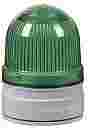 WERMA D62 Perm./Flash 24VDC GREEN Beacon, complete with flat base. IP66