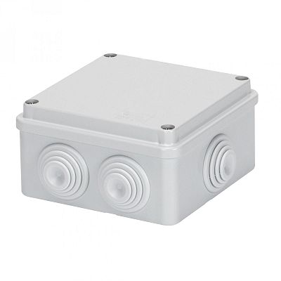 GEWISS 44CE JUNCTION BOX (WALLS w/CABLE GLANDS) IP55, STD DEPTH GREY ...