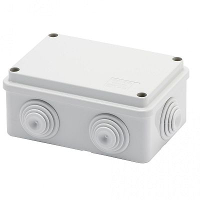 GEWISS 44CE JUNCTION BOX (WALLS w/CABLE GLANDS) IP55, STD DEPTH GREY ...